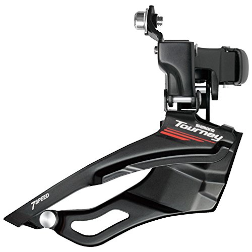 Shimano Deragliatore Anteriore Tourney Fda073 Con Morsetto Superiore E Trazione Inferiore, Nero, 7-8 Velocità.