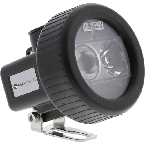 Kse-Lights Ks-7840-Ix Power Led Lampada Casco, Alimentata A Batteria, 230 Lm, 175 G