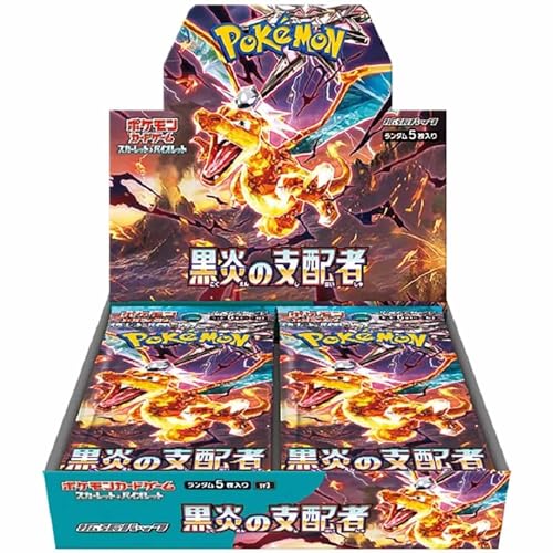 Pokémon Scarlet & Violet Ruler Of Black Flame (Sv3) Booster Display – Jpn