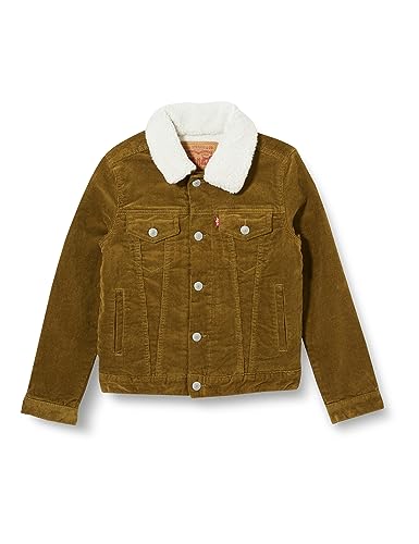 Levi'S Kids Lvb Velluto A Coste Camionista 9Ej206 Giacca Di Jeans, Legno, 12 Anni Bambini E Ragazzi