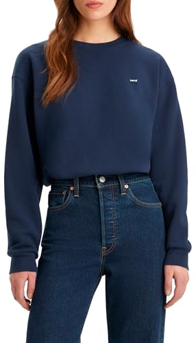 Levi'S Felpa Everyday Maglia Di Tuta, Blazer Blu Marine, M Donna
