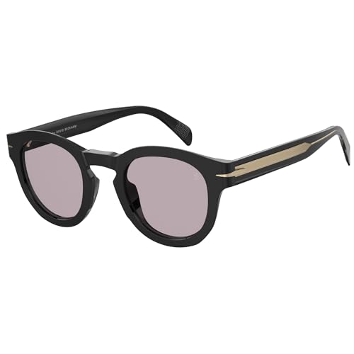 David Beckham Db 7041/S Flat Occhiali Da Sole, Nero, 49 Uomo