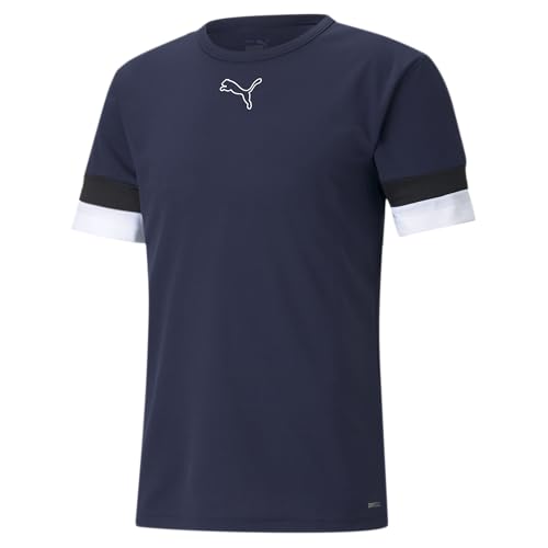 Puma Teamrise Jersey Ce Maglie, Peacoat Black White, M Uomo