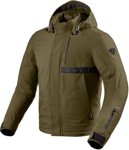 Rev'It! Revit Montana H2O Wp Giacca Tessile Moto (Olive,Xl)