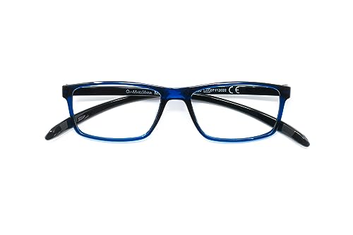 Gian Marco Venturi Verona Occhiali Da Lettura, Blu, (+3,00) Unisex