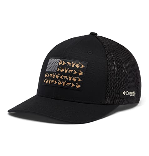 Columbia Phg Game Flag Mesh Ball Cap-Mid, Nero, Small-Medium Unisex-Adulto