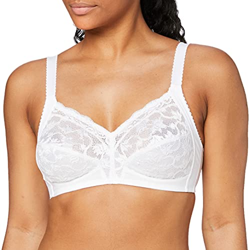 Triumph Donna Delicate Doreen N, Non-Wired Bra, White, 6G