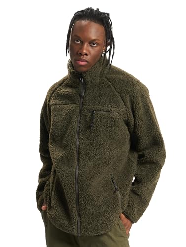 Brandit Brandit Teddyfleece Jacket, Giacca In Pile Teddy Uomo, Verde (Olive), Xxl