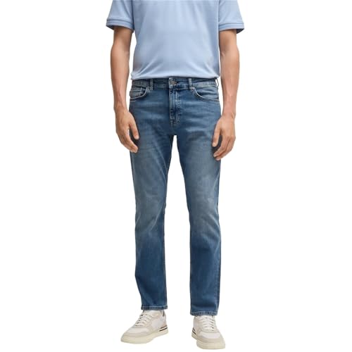 Boss Delaware Bo Jeans_Pantaloni, Medium Blue427, 40W / 32L Uomo