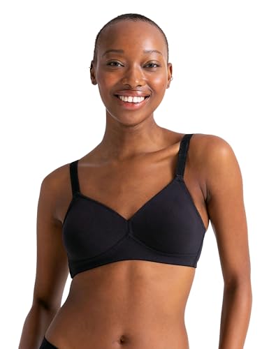 Dorina Daniela Reggiseno Morbido, Opaco, Nero (Black V00), 5C Donna