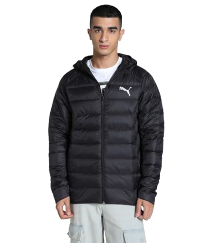 Puma Packlite Hooded Down Jacket Felpa, Nero, Xl Uomo