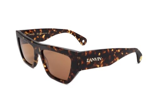 Lanvin Lnv652S Sunglasses, 234 Dark Tortoise, 55 Unisex