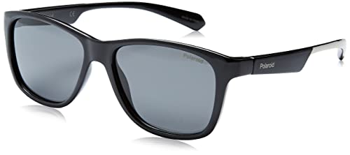 Polaroid Kids Pld 8052/S Occhiali, Nero E Avorio, 47 Unisex-Bambini E Ragazzi