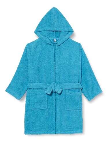 Playshoes Kinder Frottee-Bademantel Vestaglia, Turchese, 170/176 Unisex-Bambini E Ragazzi