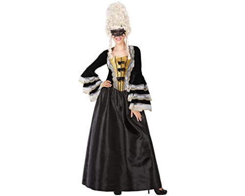 Atosa Costume Cortigiana Nero Xs