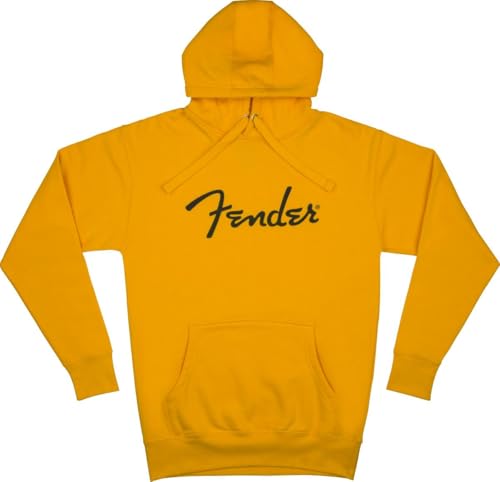 Fender Spaghetti Small Logo Zip Hoodie, Bsb, L- Black Logo