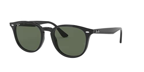 Ray-Ban 4259, Occhiali Da Sole Unisex Adulto, Nero (Green Classic), 51