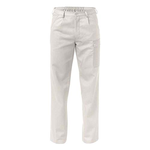 Siggi Group New Extra Pantaloni, Bianco, 46 Uomo