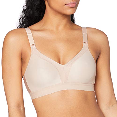 Triumph Donna Triaction Wellness N, Sports Bra Non-Wired, Neutral Beige, 3C
