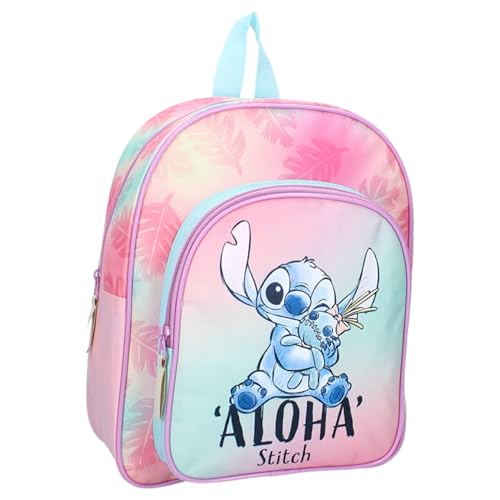 Lilo & Stitch Zaino Foglie, Multicolor