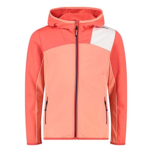 Cmp Giacca Cappuccio Fix Hood, Fenicottero, 164 Bambine E Ragazze