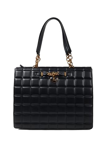 L'Atelier Du Sac - Borsa Shopper Seraphine In Ecopelle, Nero (28 X 36 X 14 Cm)