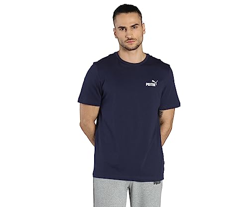 Puma Ess Small Logo Tee Canottiera, Peacoat Blue, Xs Uomo