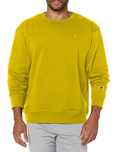 Champion Powerblend-Felpa Maglia, Giallo (Team Gold), Xl Uomo