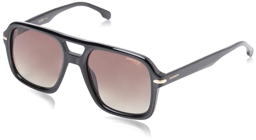 Carrera 317/S Sunglasses, 807 Black, 55 Unisex