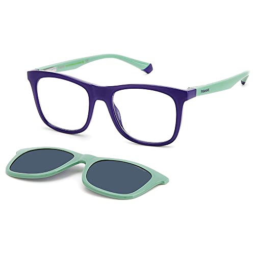 Polaroid Kids Pld 8055/Cs Sunglasses, Rnb Blue Green, 46 Unisex