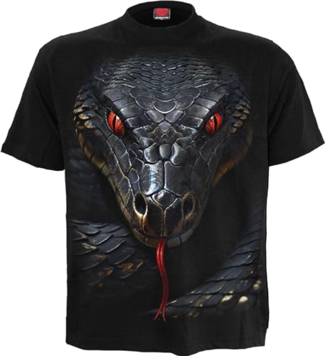 Spiral - Basilisk - T-Shirt Nera Regular Per Uomo - Xxl