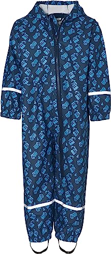 Playshoes Tute Antipioggia, Abbigliamento Antipioggia Per Tuta Da Fango Unisex - Bambini E Ragazzi, Sito Di Costruzione, 110