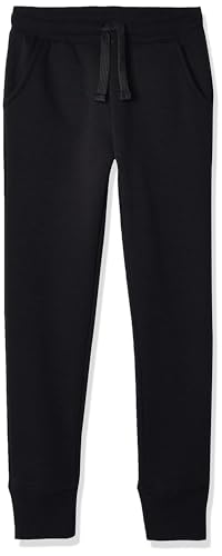 Amazon Essentials Joggers Bambine E Ragazze, Nero, 8 Anni