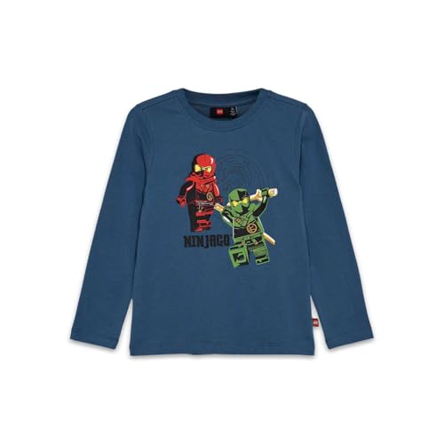 Lego Lwtano 607-Langarmshirt T-Shirt, Middle Blue, 146 Bambino