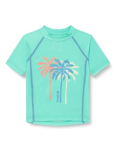 Playshoes Maglietta Rash Guard, Mint Kurz Palmen, 74/80 Bambina