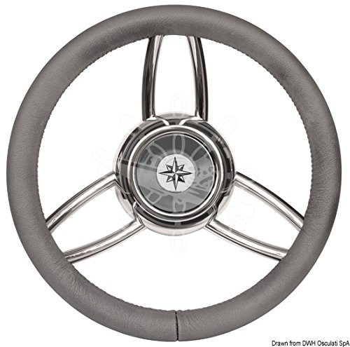 Osculati Volante Bliz Poliuretano Morbido Grigio
