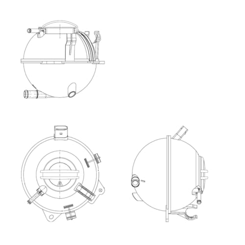 Nrf Serbatoio Compensazione Refrigerante 454082 Per Vw Golf V Schrägheck (1K1)