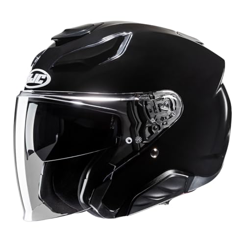 Hjc, Casco Moto Jet F31 Solid Metal Black, S