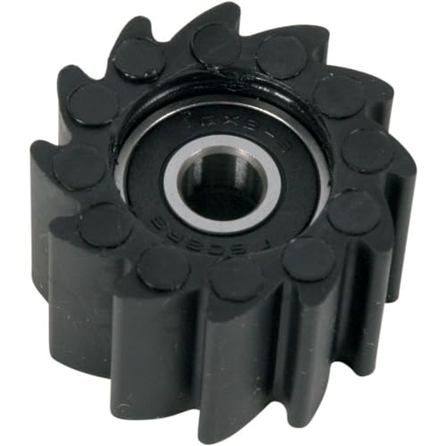 Ufo Plast Rotella Tendicatena/Chain Roller Nero/Black Compatibile Con Kawasaki Kxf 250 Dal 2009 Al 2020 Kxf 450 Dal 2009 Al 2018