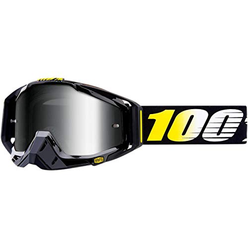 100% Maschera Racecraft Cosmos 99 - Lente A Specchio Argento, Taglia Unica