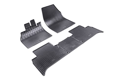 F902174 - Tappetini Su Misura Per Auto In Gomma Antiscivolo Compatibile Con Scenic Iii E Grand Scenic Iii Dal 2009-2017, X-Mod E X-Mod Cross Dal 2009-