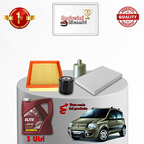 Kit Tagliando Filtri E Olio Panda Ii 1.2 8V Gpl/Lpg 44Kw 60Cv 2009 ->