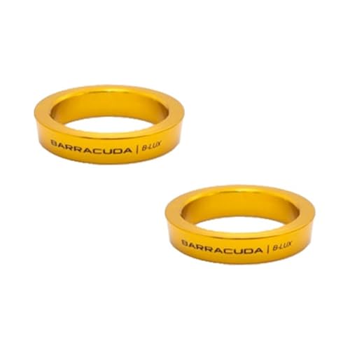 Coppia Inserti Pedane Passeggero/Guidatore Barracuda Moto Ergal Cnc Oro