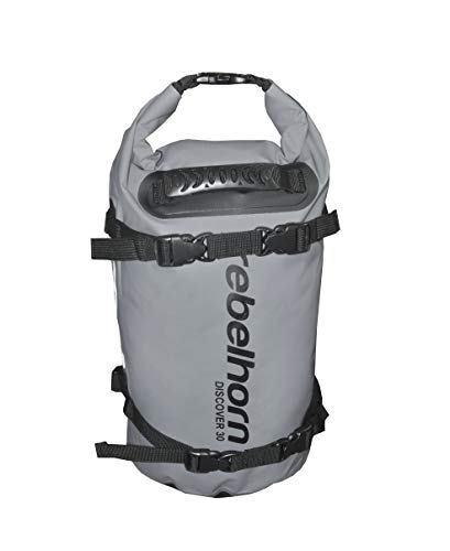 Rebelhorn Rollbag Drybag Discover 50L Per Moto Resistente Impermeabile Materiale Facile Da Pulire Telone 500D Chiusura Ermetica Impugnatura Ergonomica