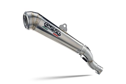 Gpr Powercone Evo Line Scarico Omologato Catalizzato Con Raccordo, Compatibile Con Royal Enfield Himalayan 410 2021 Al 2023