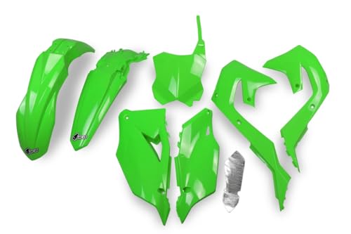 Ufo Plast Kit Completo/Complete Body Kit Oem 20-21 Compatibile Con Kawasaki Kxf 250 Dal 2021 Al 2021 Kxf 450 Dal 2019 Al 2021