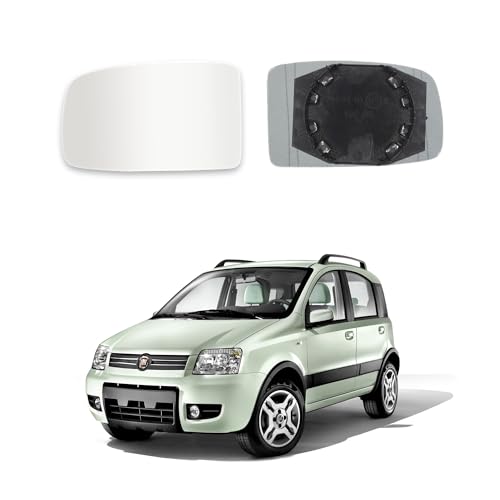 Vetro Specchietto Sinistro Per Fiat Panda 169 2003-2009, 71732870, Non Termico
