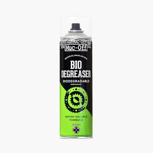 Muc-Off Bio Degreaser, 400 Ml - Sgrassatore Catena Bici Spray Idrosolubile E Biodegradabile - Sgrassante Catena Bici Efficace, Pulisce Il Grasso Di Bi