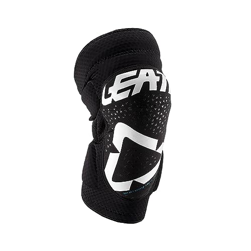 Leatt 3.0 Ext Ginocchiera E Parastinchi, Unisex – Adulto, White/Black, S
