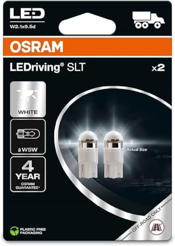 Osram Ledriving Slt ≜ W5W, 24V, Lampade Di Segnalazione Per Camion, Fuoristrada, Non Ece, 2 Lampade